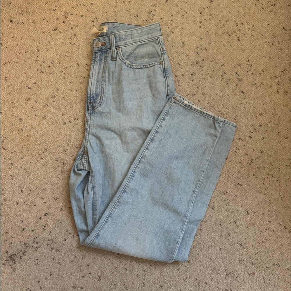 Madewell Women's Straight Leg Jeans in Light Blue